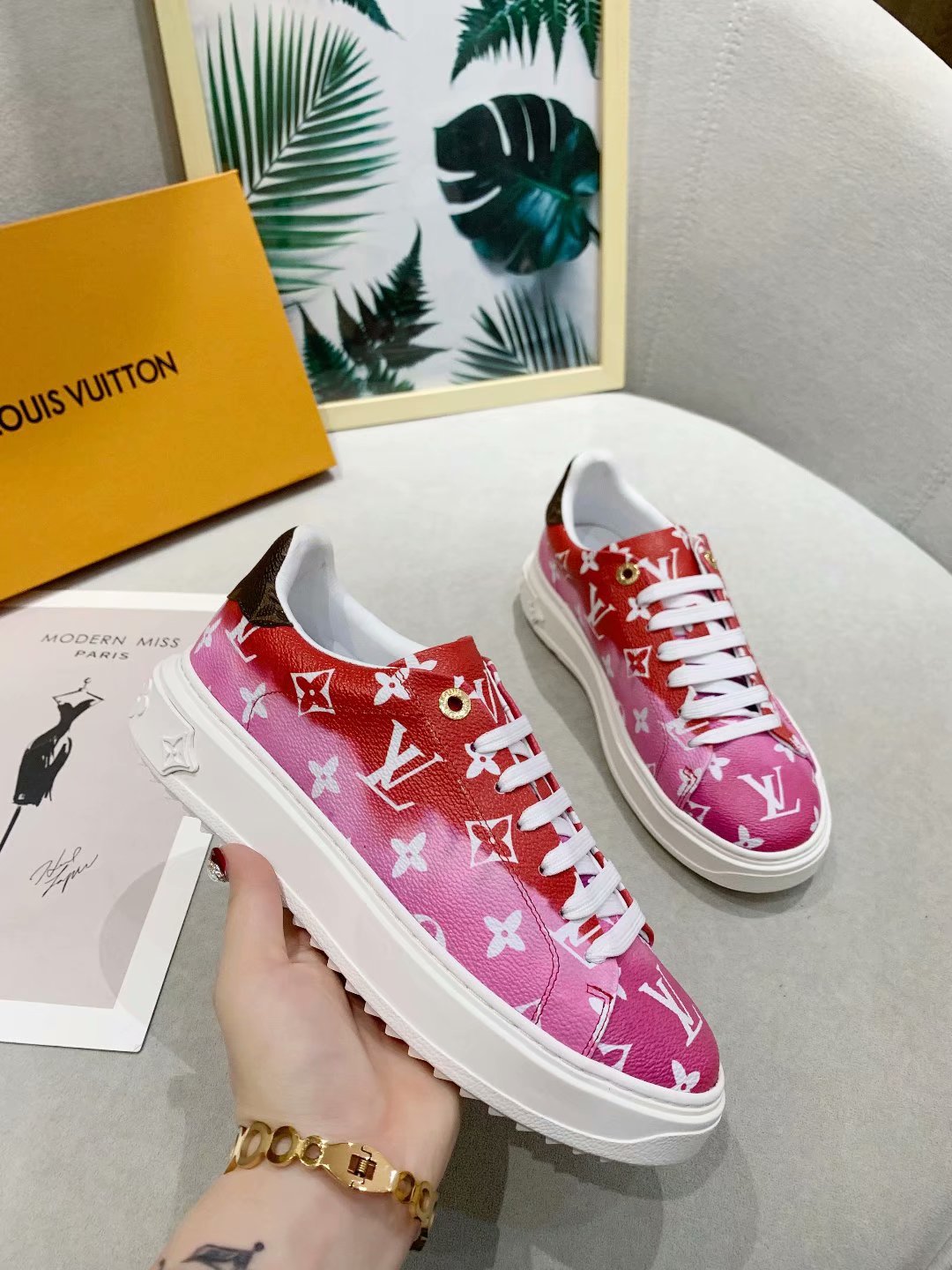 GLM - LUV Casual Low Pink Sneaker