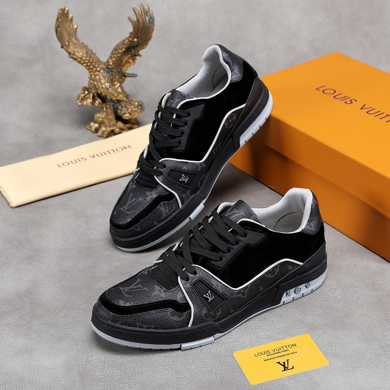 GLM - LUV Traners Vert Black Sneaker