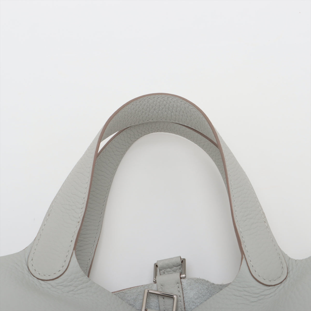 Hermes Picotin Lock PM  Clemence Blue Pearl Silver  2020