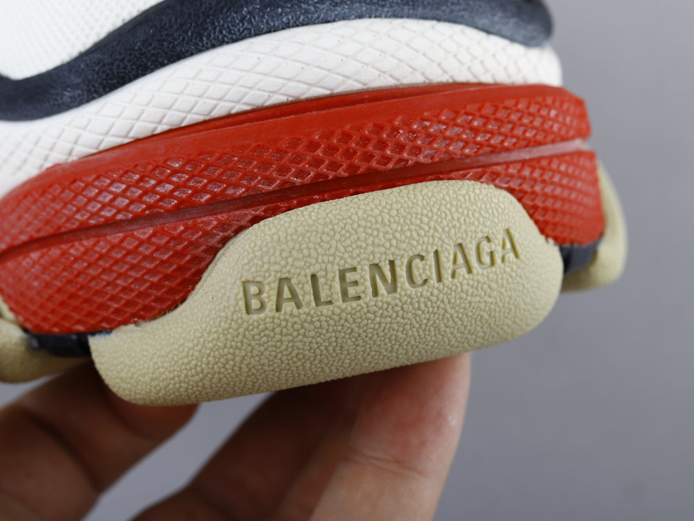 GLM - Bla Triple S White Red Sneaker