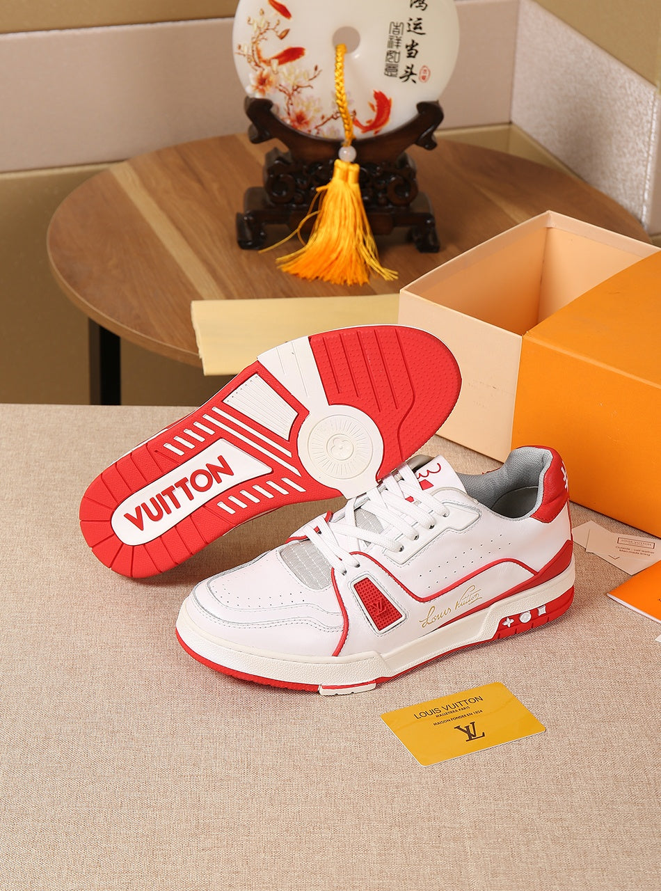GLM - LUV SurfaGLM In GLMnogram Red White Sneaker