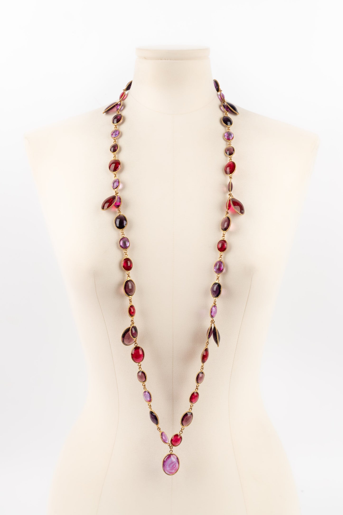 Collier en pÃƒÆ’Ã‚Â¢te de verre