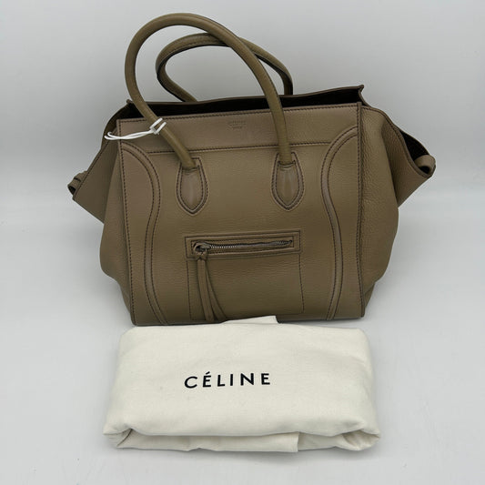 Celine Phantom Luggage Camel Supple Calfskin Leather Tote Bag Small