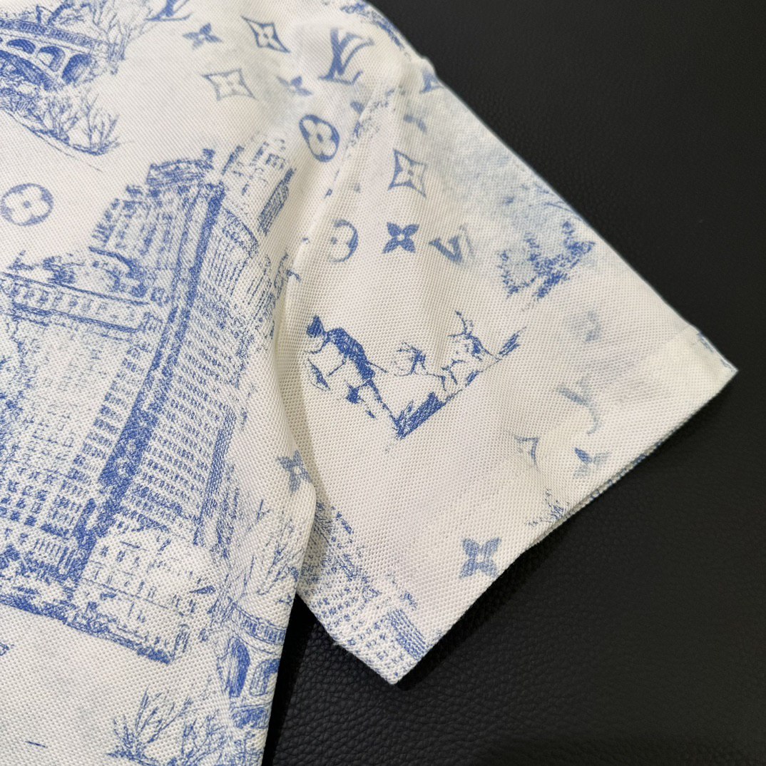 GLM -  Printed Cotton Pique T-Shirt