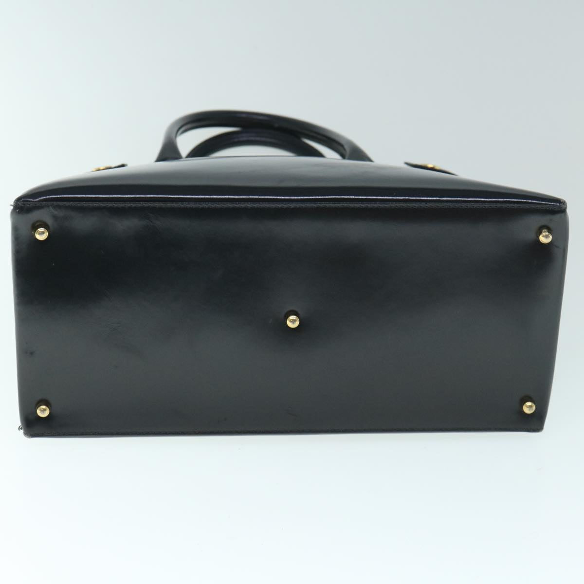 GUCCI Hand Bag Enamel Black 000 1046 0503 60024