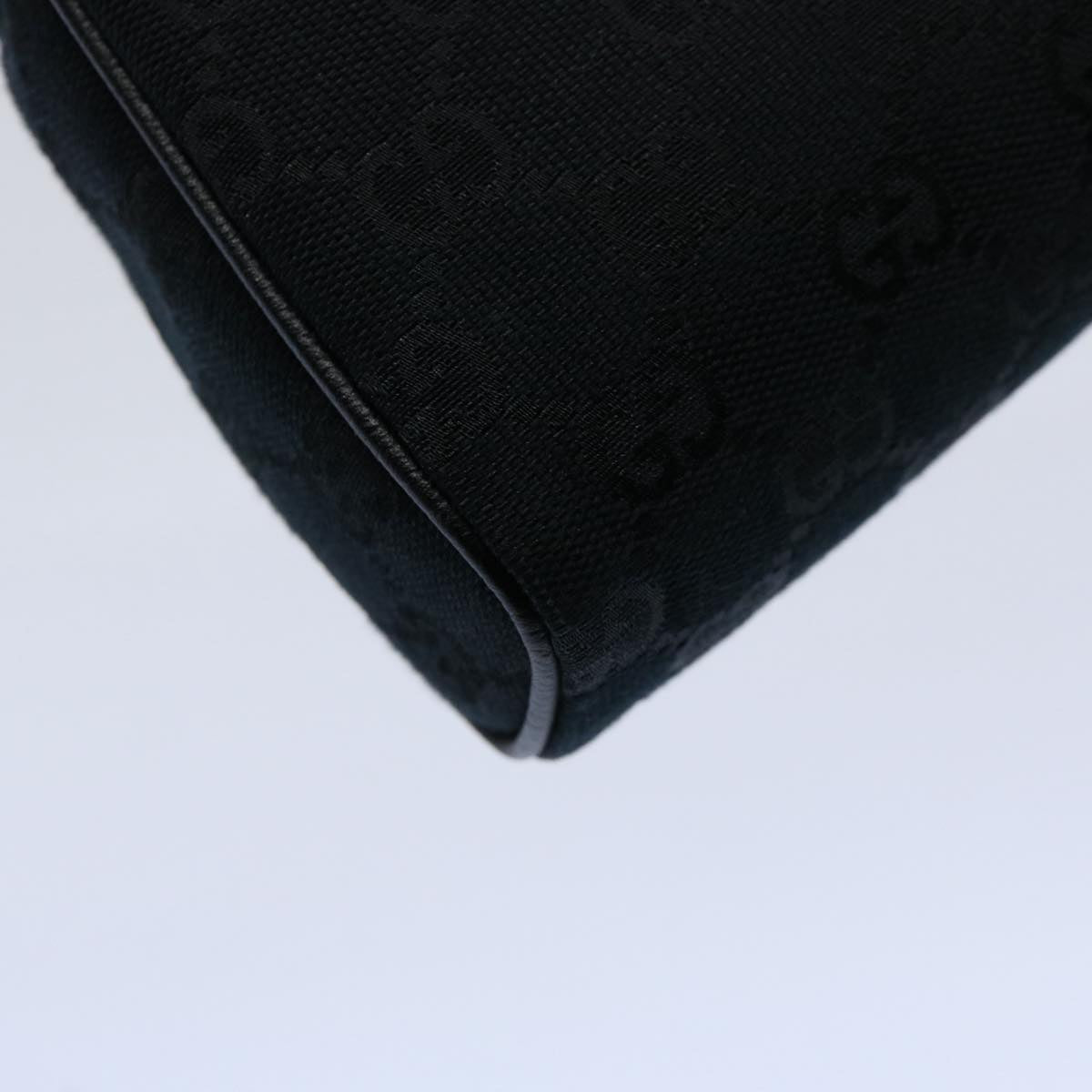 GUCCI GG Canvas Pouch Black 145750 60060A