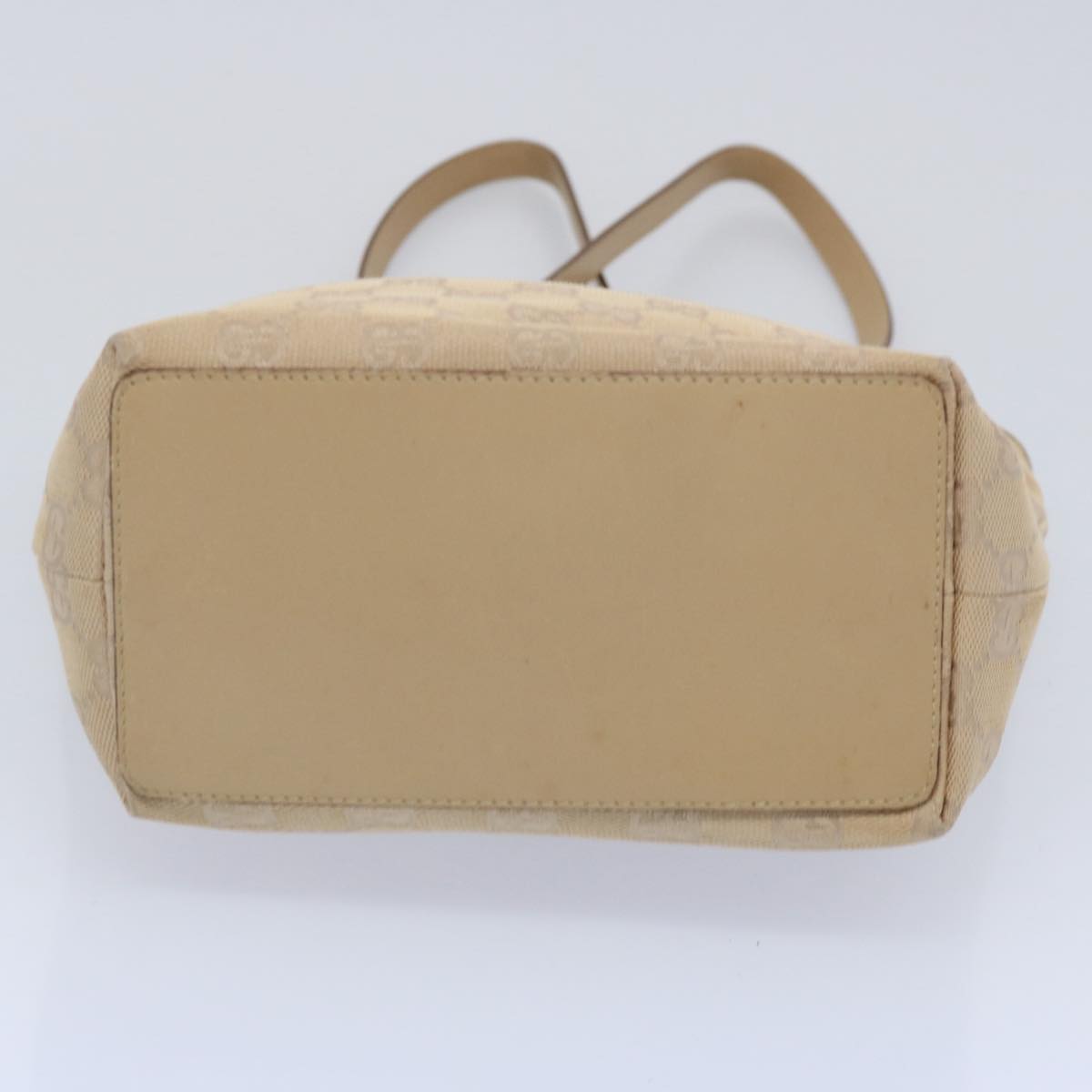 GUCCI GG Canvas Shoulder Bag Beige 31244 60061
