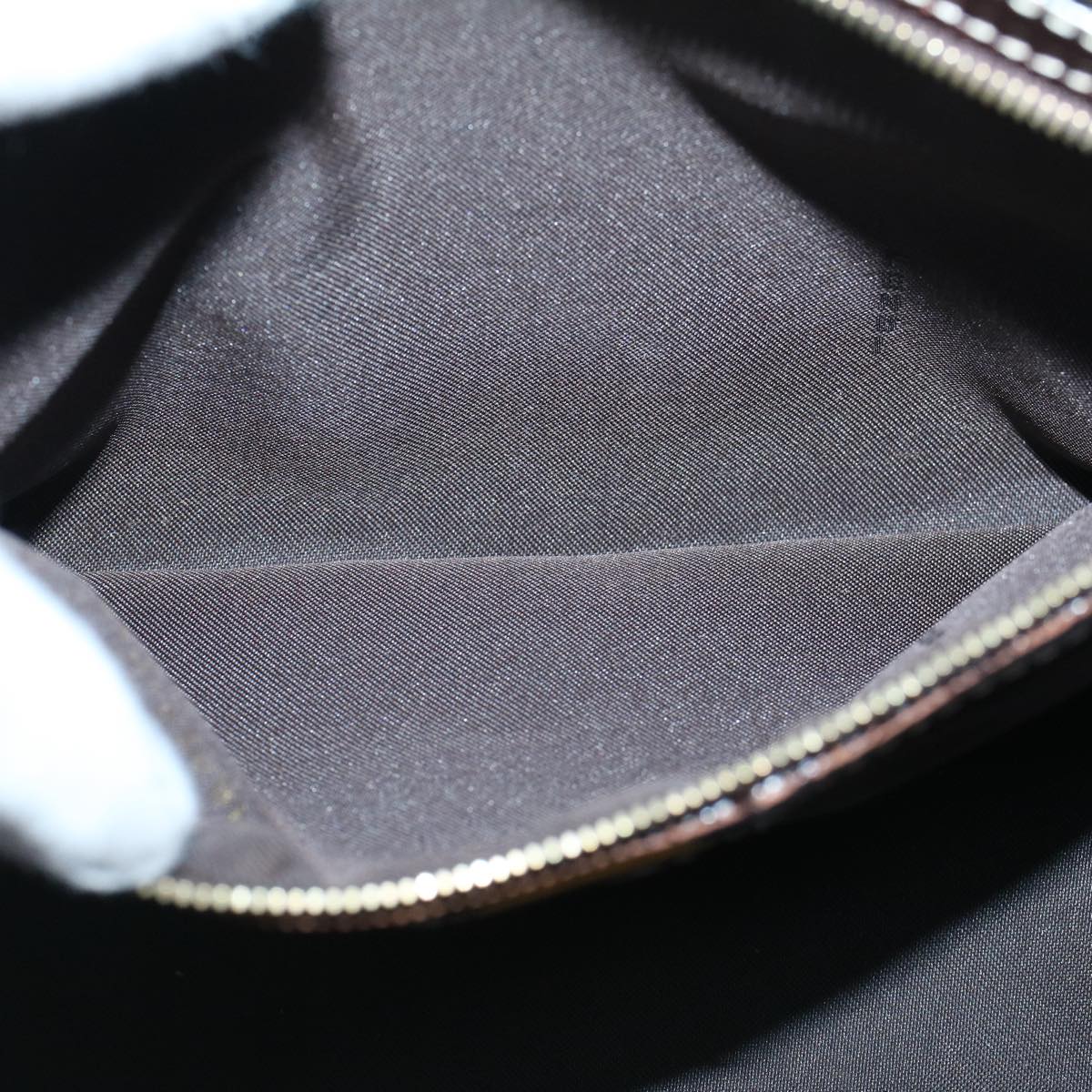 FENDI Zucchino Canvas Hand Bag Coated Canvas Brown 60354