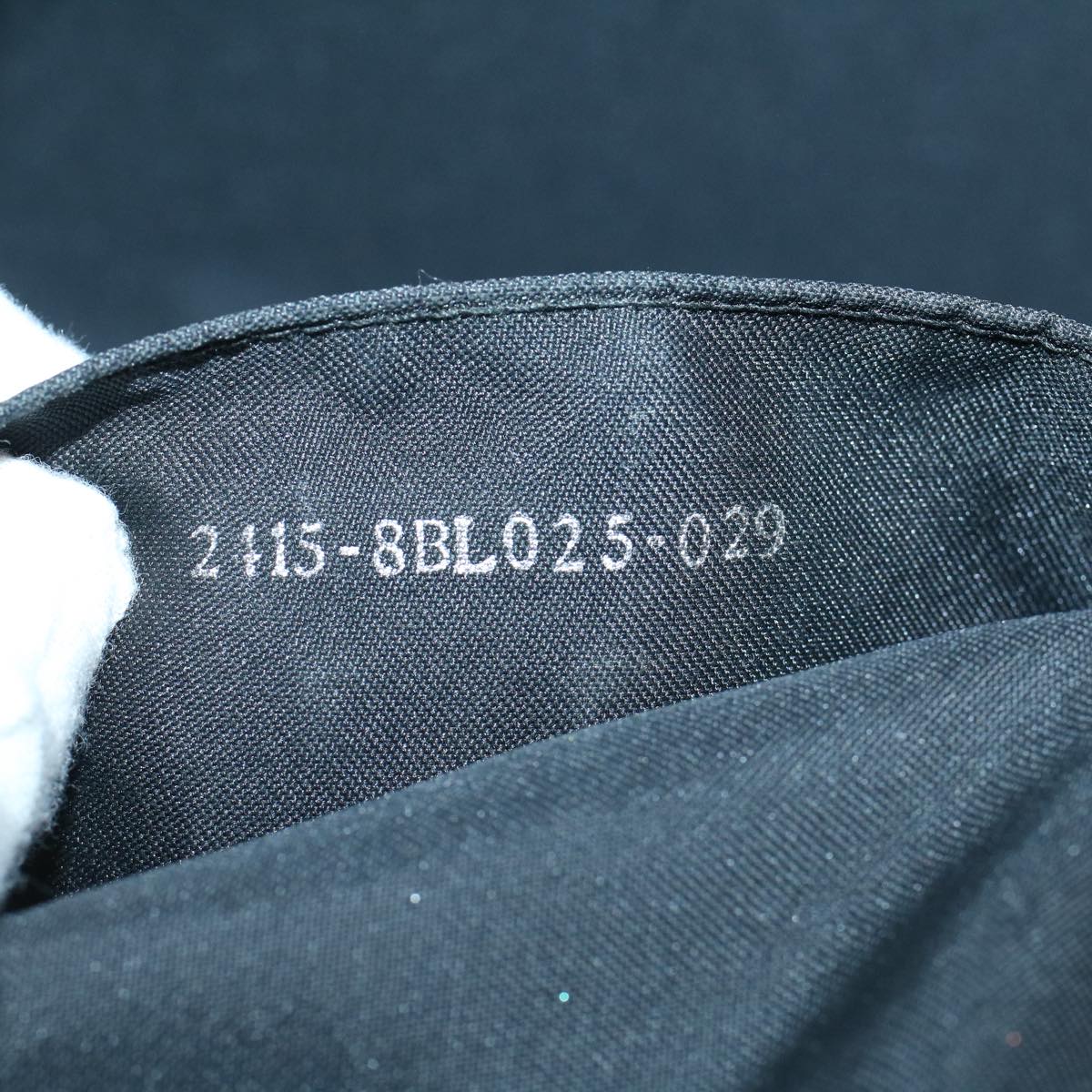FENDI Zucchino Canvas Tote Bag Black 60395