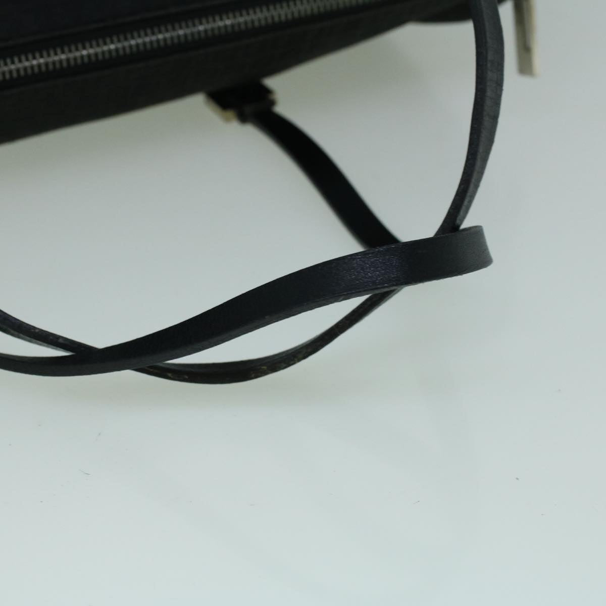 FENDI Zucchino Canvas Tote Bag Black 60395