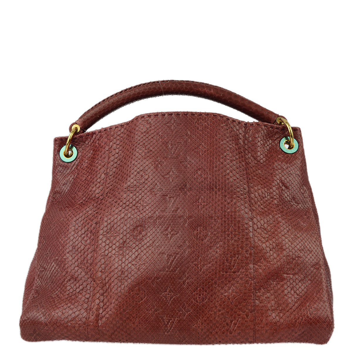 Louis Vuitton * Red Monogram Exotic Artsy MM Handbag ï¼­93451
