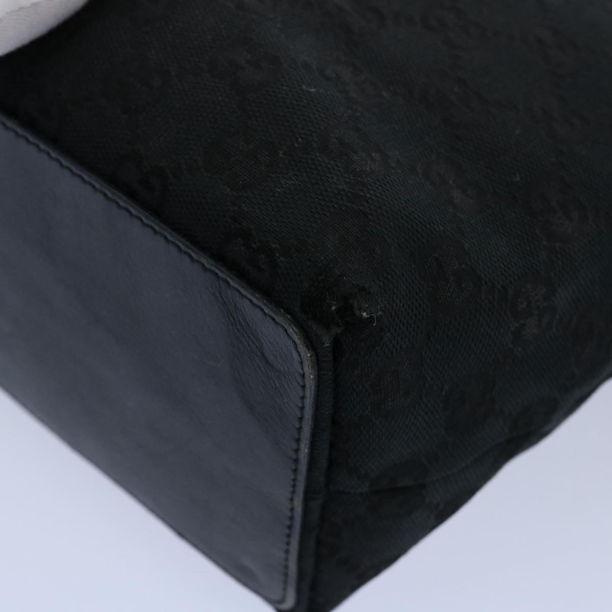 GUCCI GG Canvas Tote Bag Black 002 1099 60792