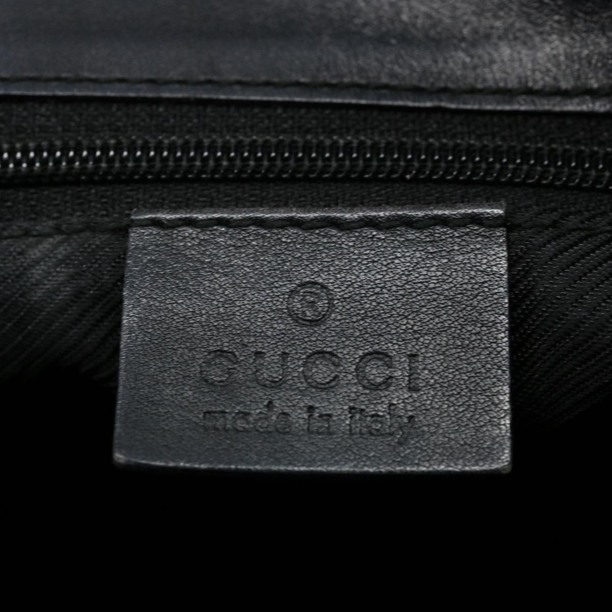 GUCCI GG Canvas Tote Bag Black 002 1099 60792