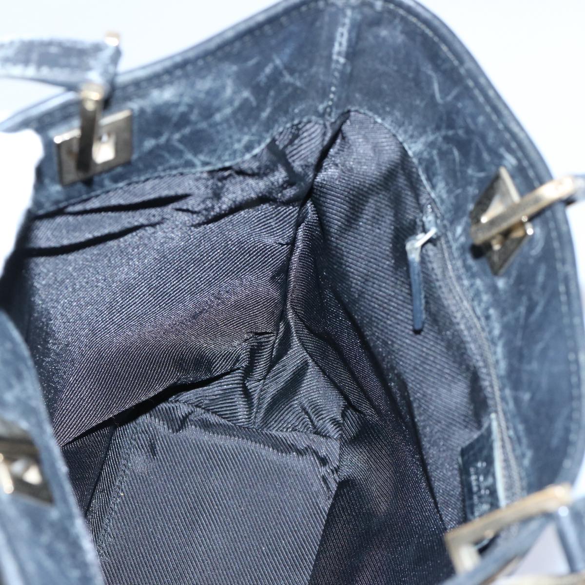 GUCCI GG Canvas Tote Bag Black 31244 60793