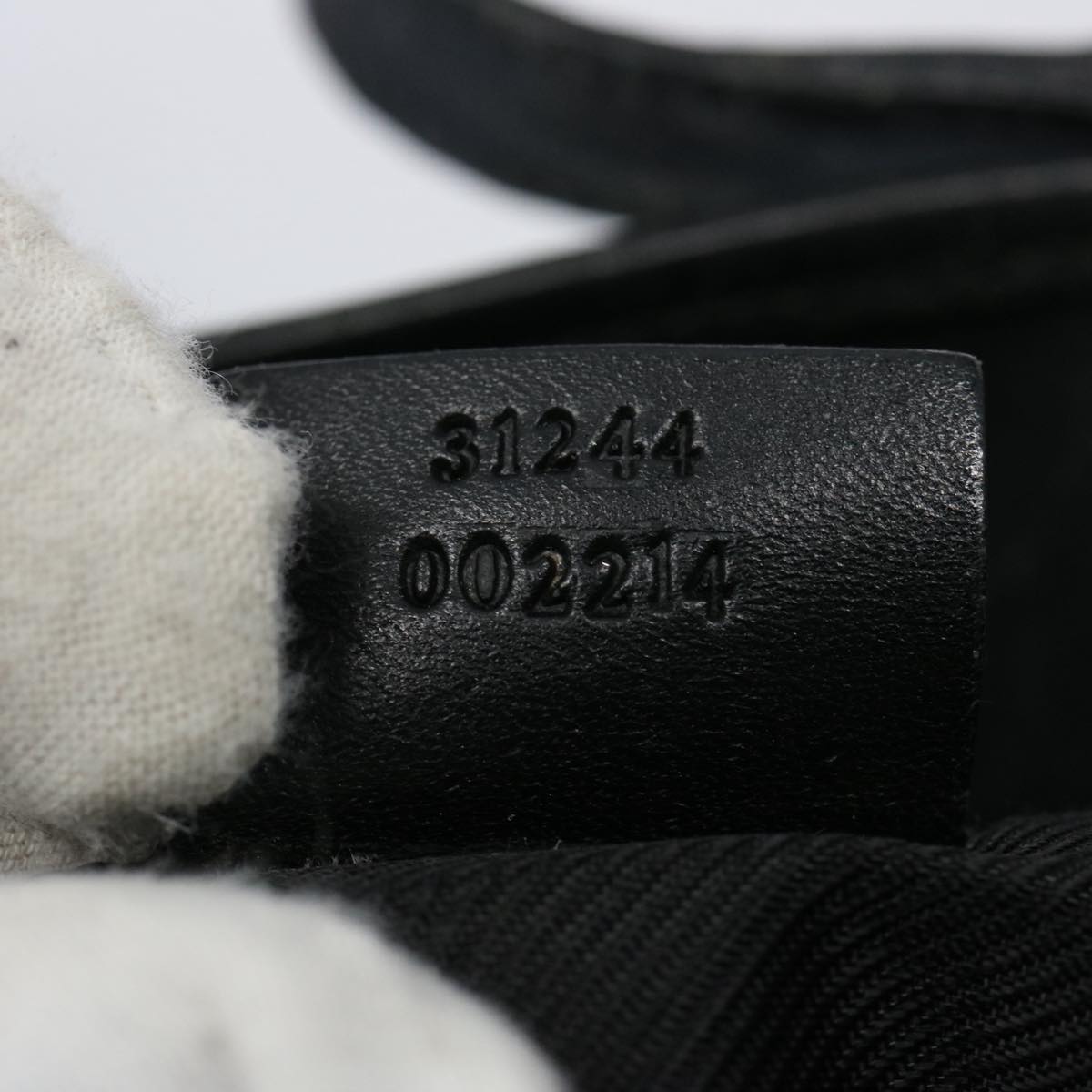 GUCCI GG Canvas Tote Bag Black 31244 60793