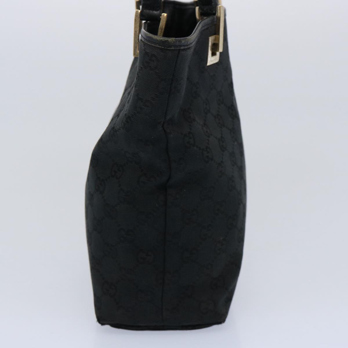 GUCCI GG Canvas Tote Bag Black 31244 60793