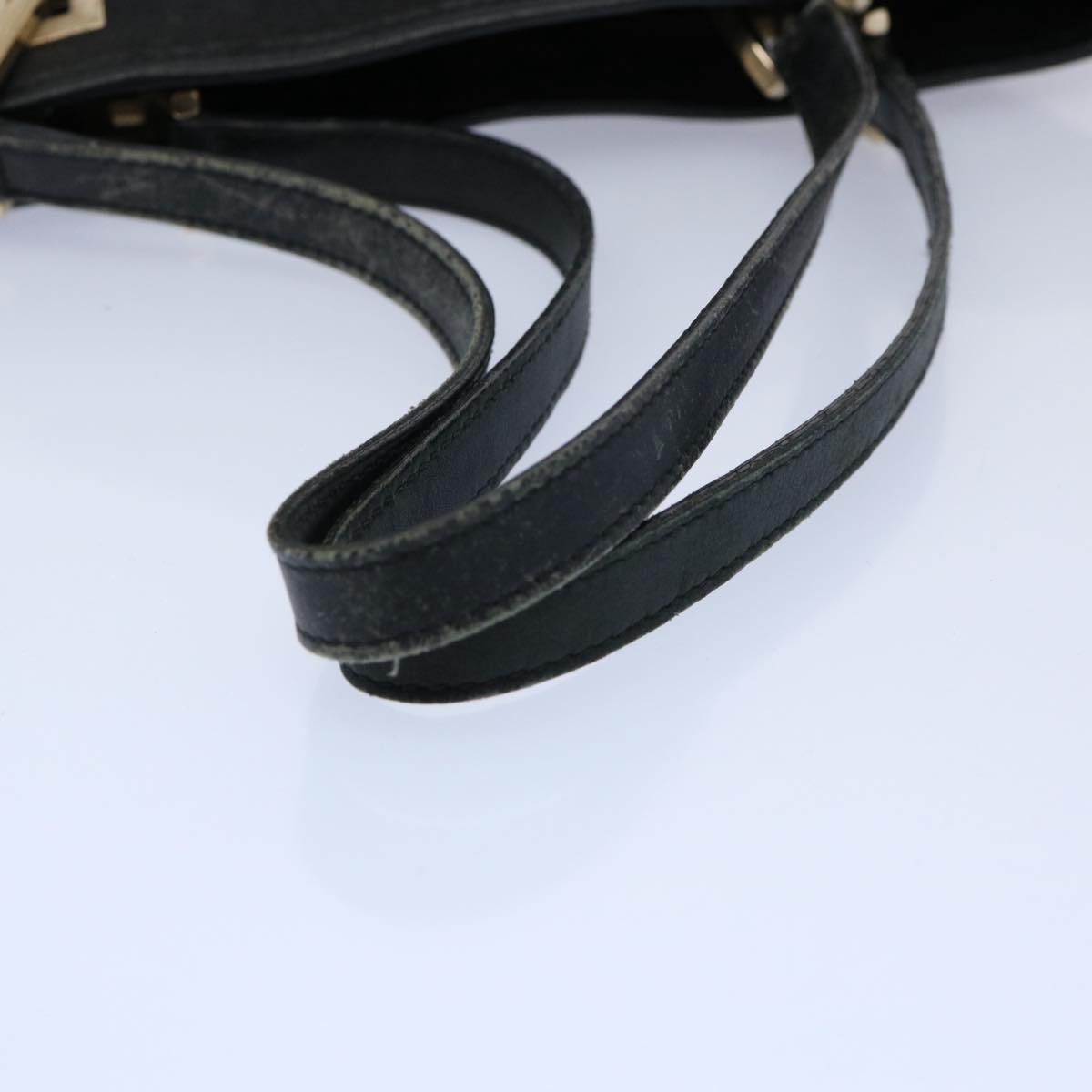 GUCCI GG Canvas Tote Bag Black 31244 60793