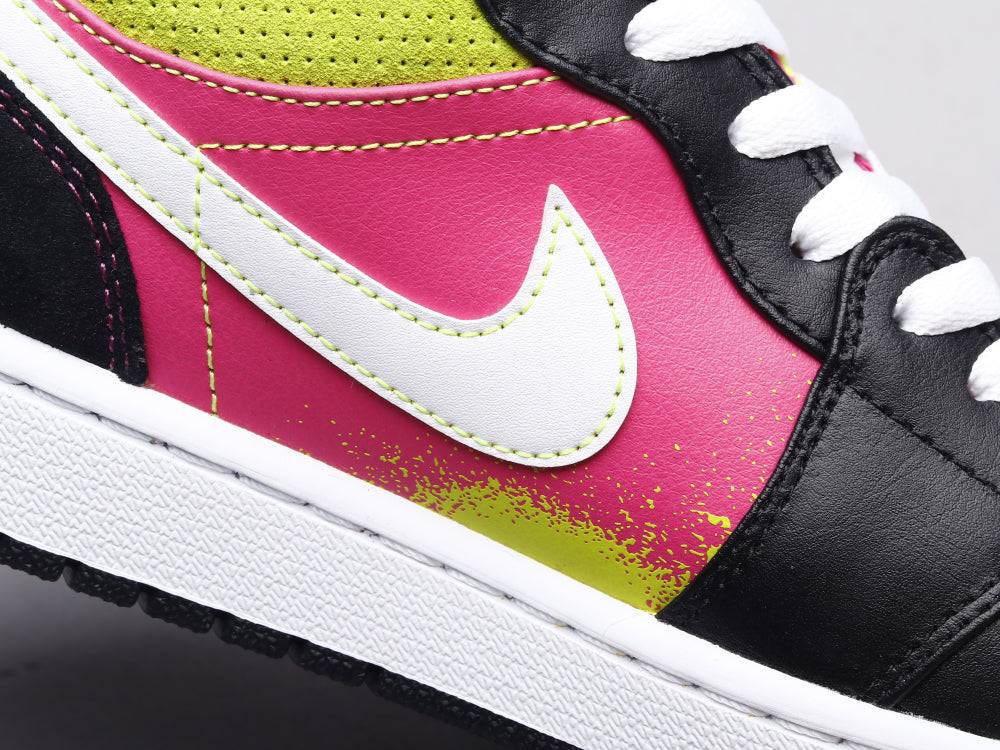 GLM - AJ1 yellow splash ink