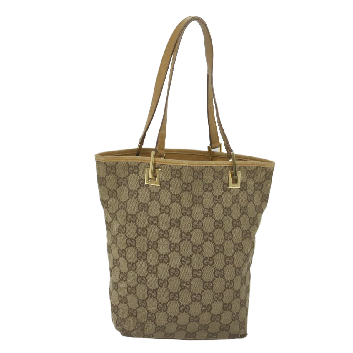 GUCCI GG Canvas Tote Bag Beige 002 1099 60920