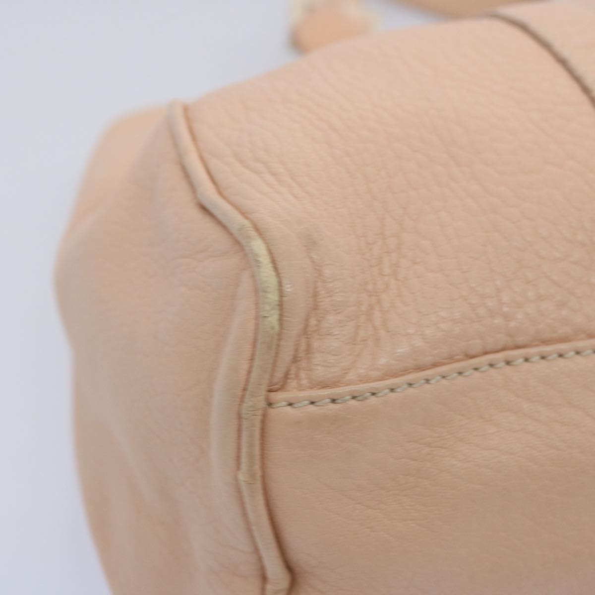 FENDI Shoulder Bag Leather Pink 60963