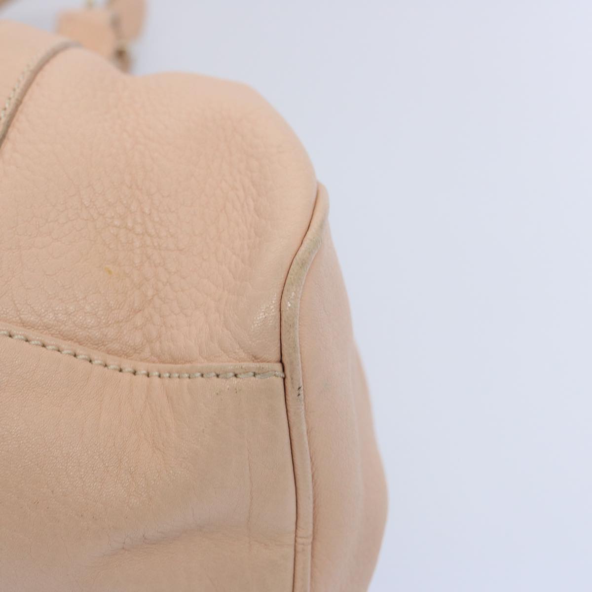 FENDI Shoulder Bag Leather Pink 60963
