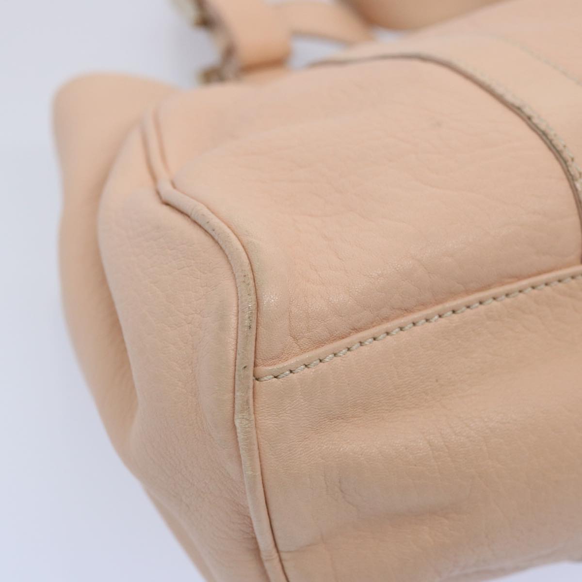 FENDI Shoulder Bag Leather Pink 60963