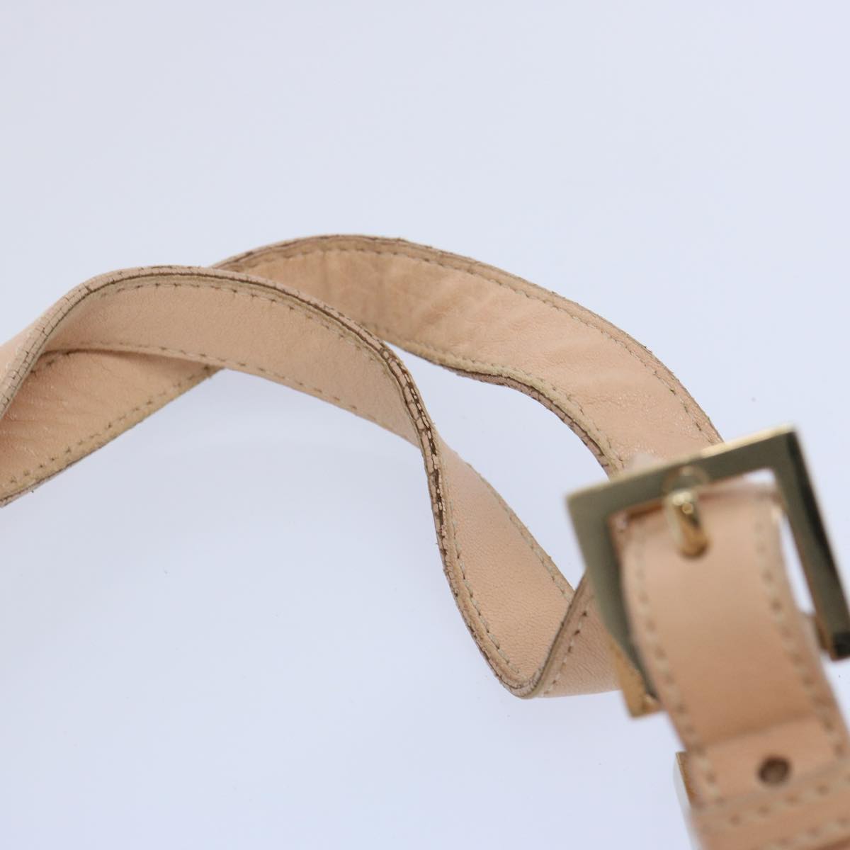 FENDI Shoulder Bag Leather Pink 60963