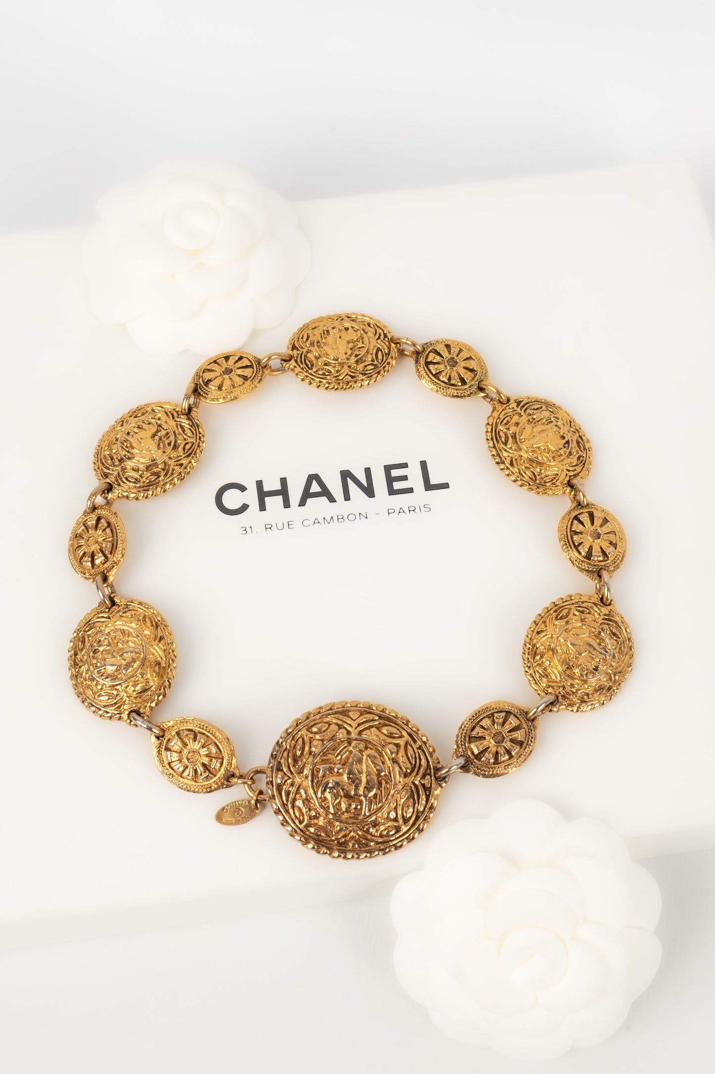 Collier dorÃƒÆ’Ã‚Â© Chanel 1980s