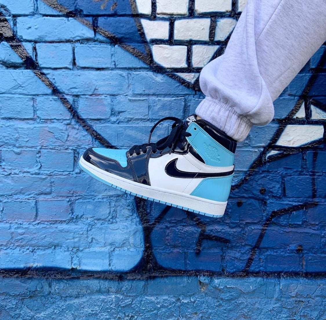 GLM - AJ1 North Carolina Patent Leather