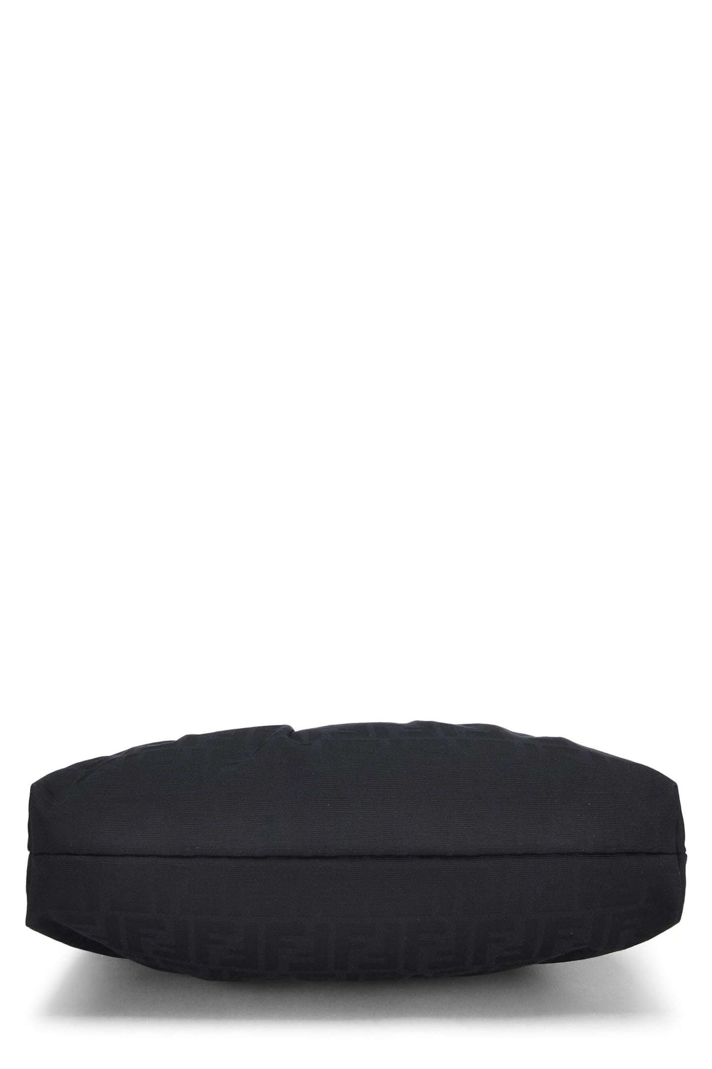 Fendi,  Black Zucca Canvas Chef Hobo, Black