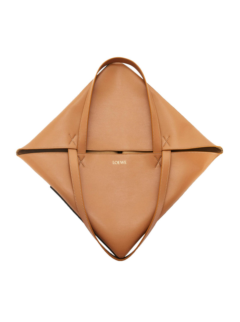 Loewe Women Puzzle Fold Tote Xl Bag In Shiny Calfskin