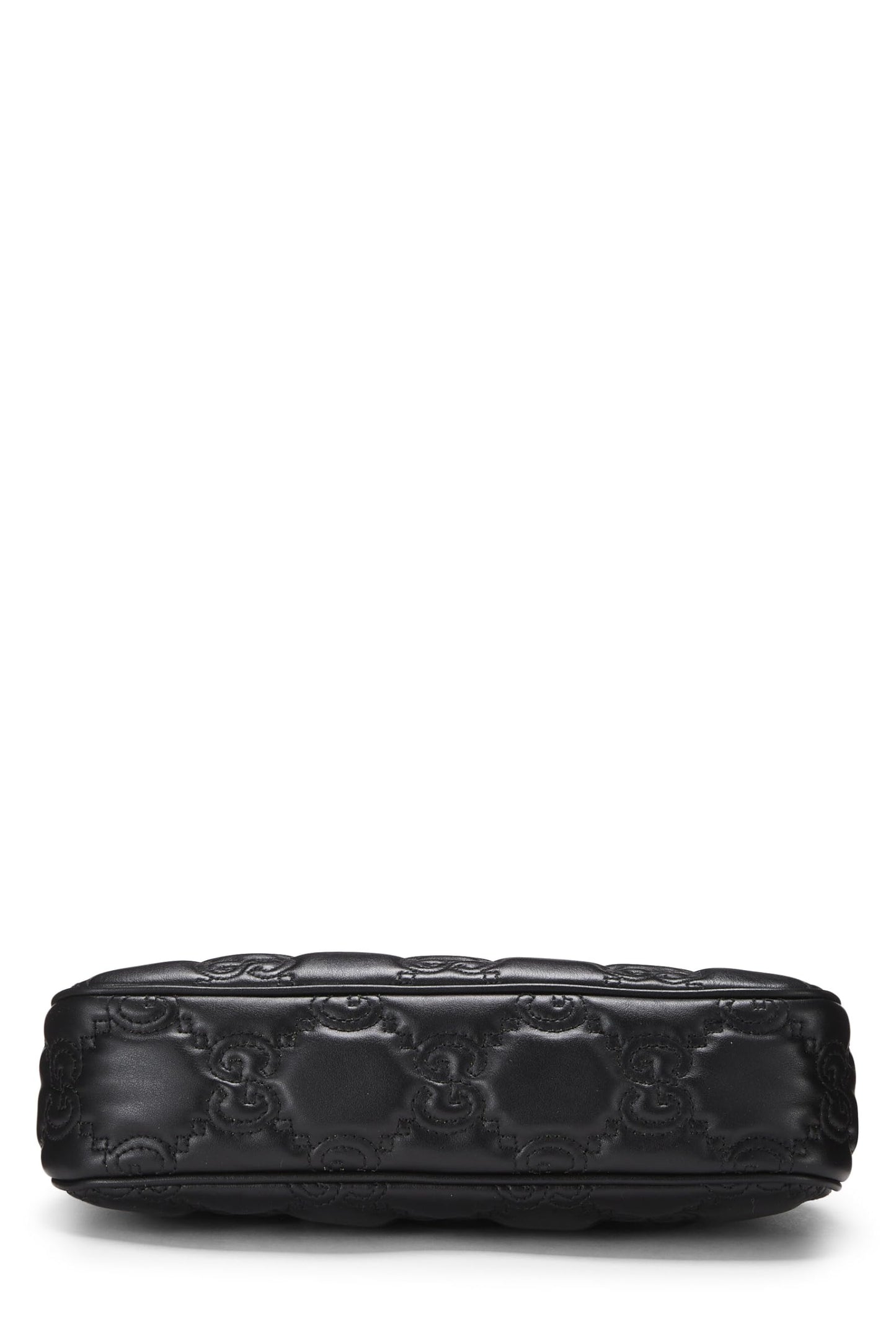 Gucci,  Black Leather 'GG' Marmont MatelassÃƒÆ’Ã‚Â© Shoulder Bag, Black
