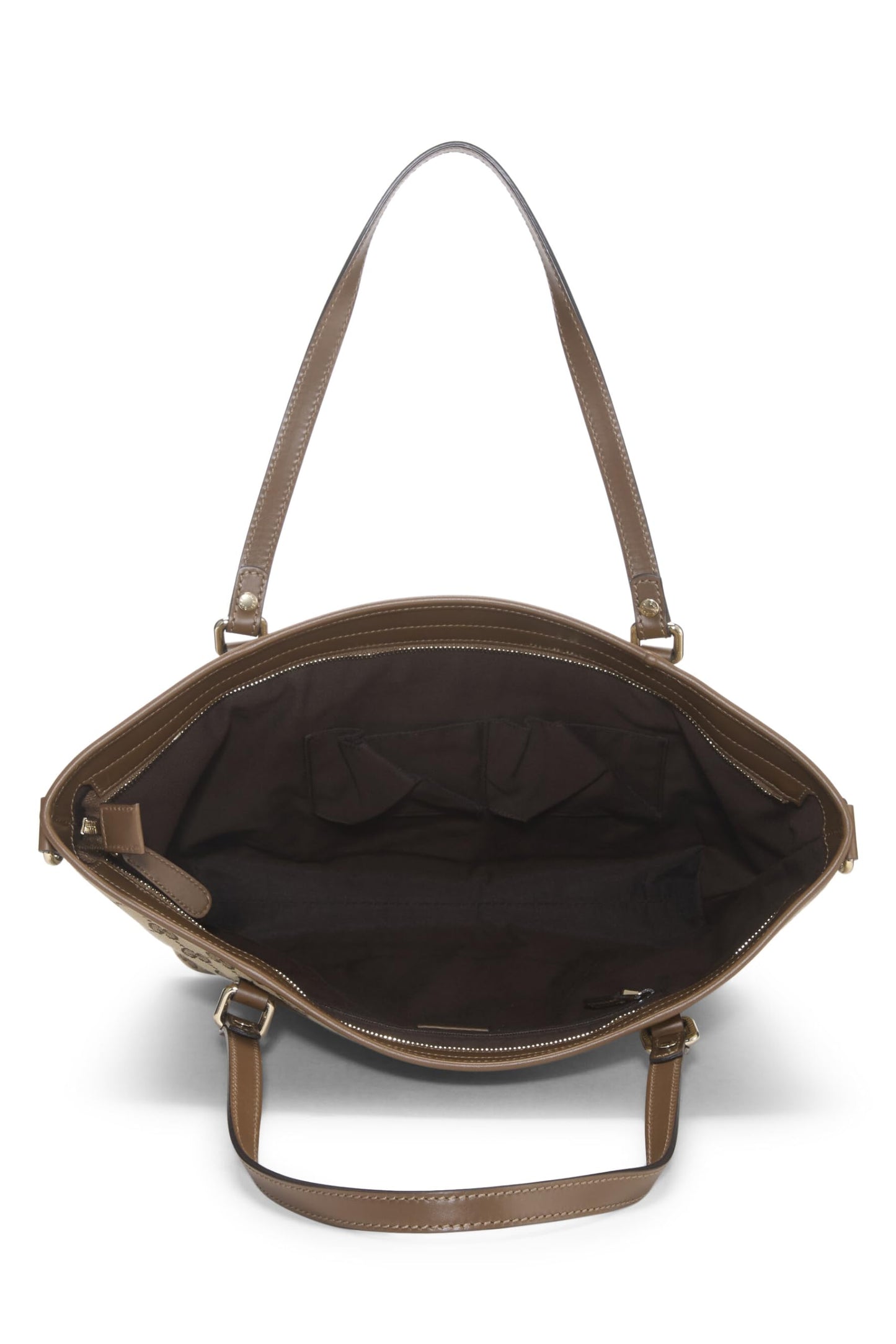 Gucci,  Original GG Canvas Zip Tote, Brown