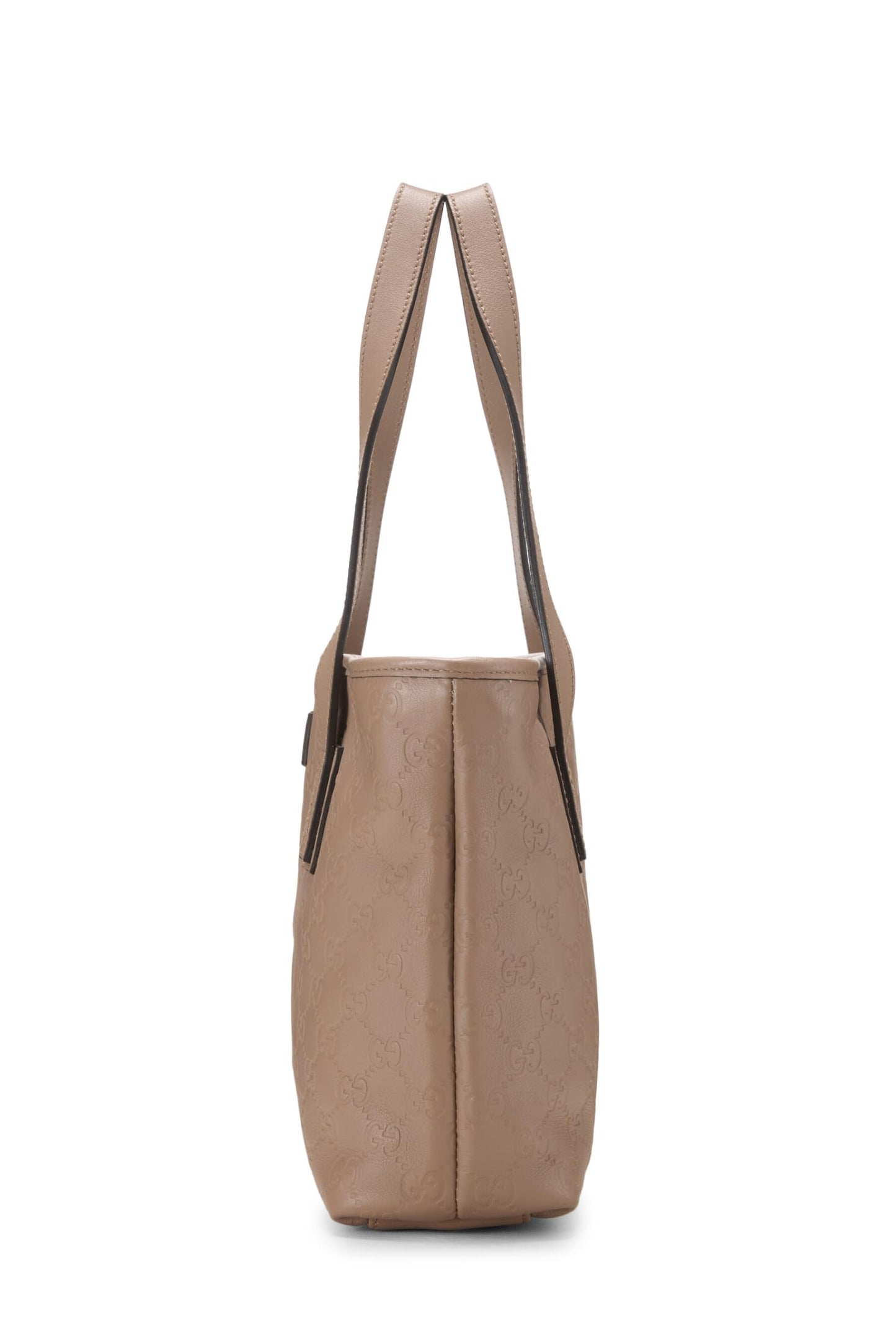 Gucci,  Pink Leather Guccissima Supreme Tote Small, Pink