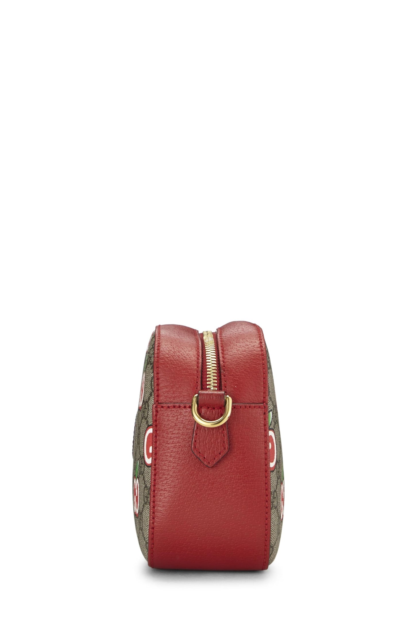 Gucci,  Red Original GG Supreme Canvas Apple Camera Bag, Red