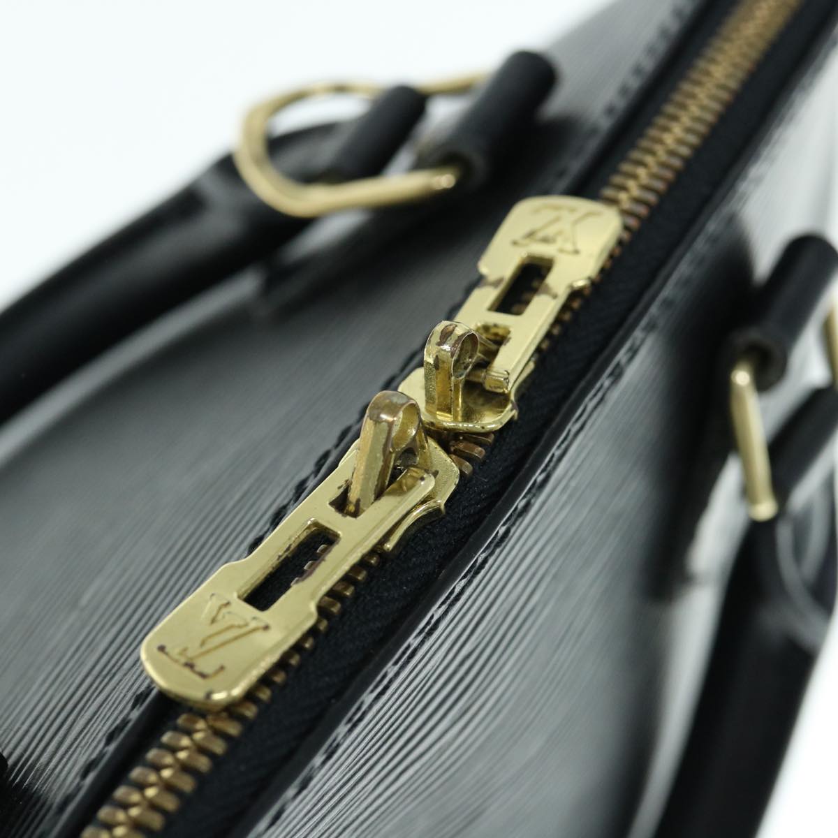 LOUIS VUITTON Epi Alma Hand Bag Black M52142 LV 61221