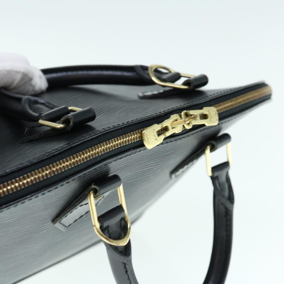 LOUIS VUITTON Epi Alma Hand Bag Black M52142 LV 61221