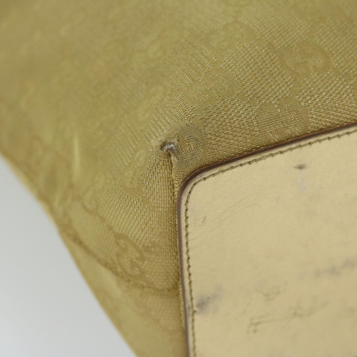 GUCCI GG Canvas Tote Bag Gold 002 1099 61245