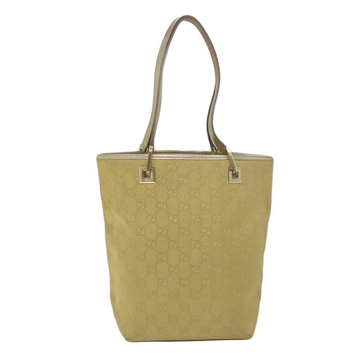 GUCCI GG Canvas Tote Bag Gold 002 1099 61245