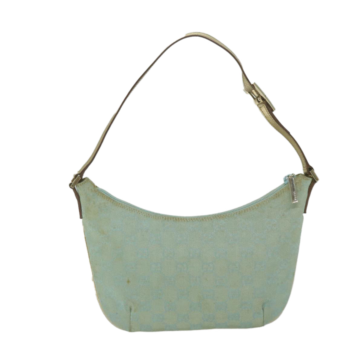 GUCCI GG Canvas Shoulder Bag Light Blue 61257