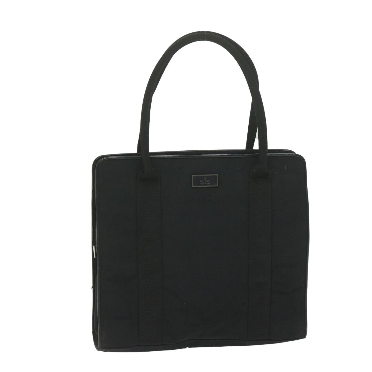 GUCCI Tote Bag Nylon Black 61266