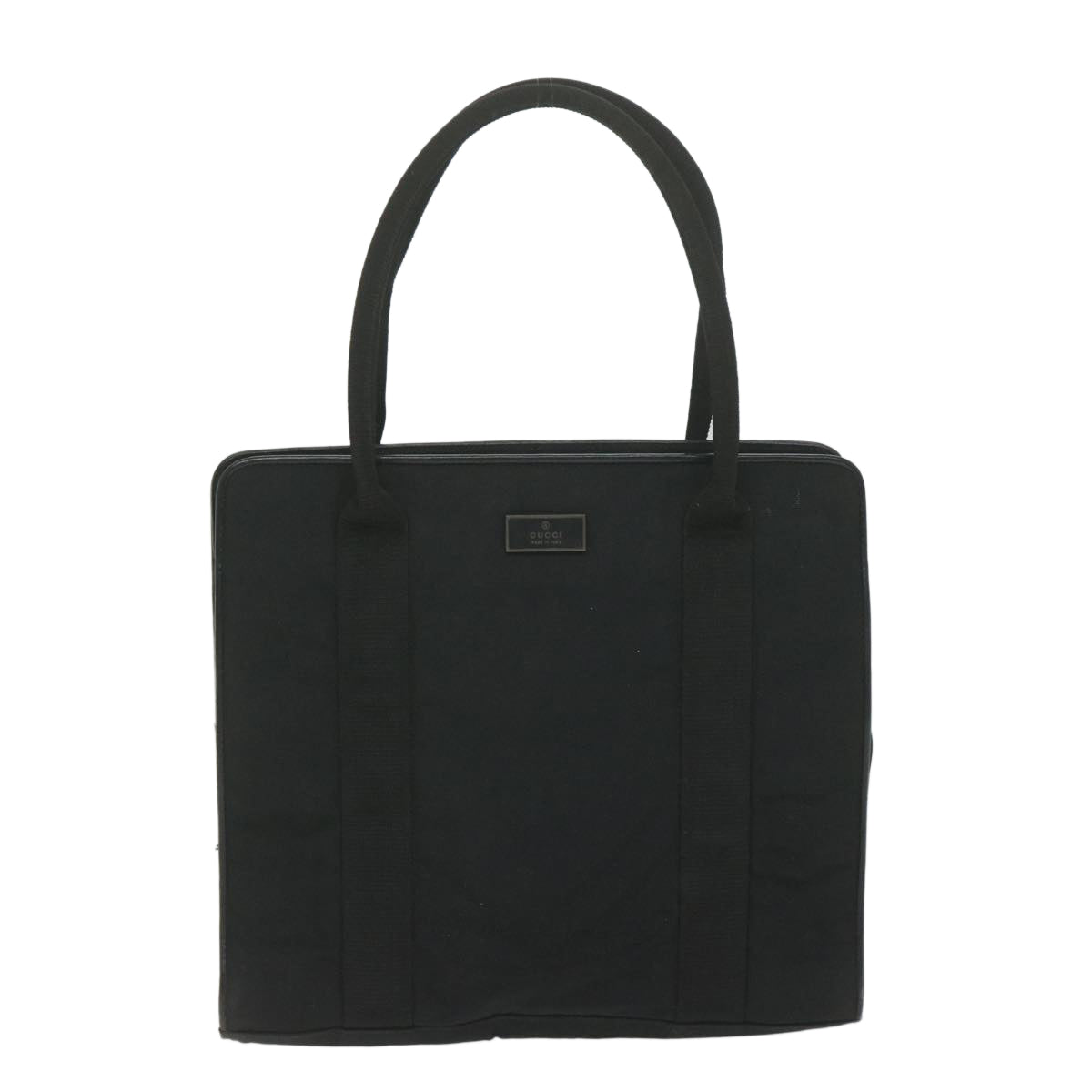 GUCCI Tote Bag Nylon Black 61266