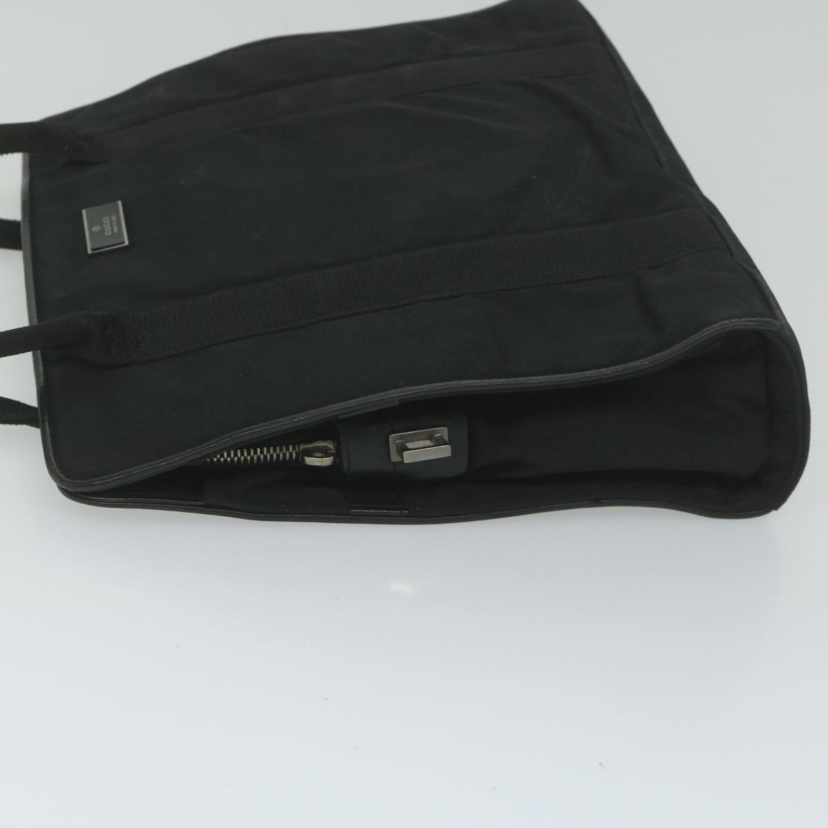 GUCCI Tote Bag Nylon Black 61266