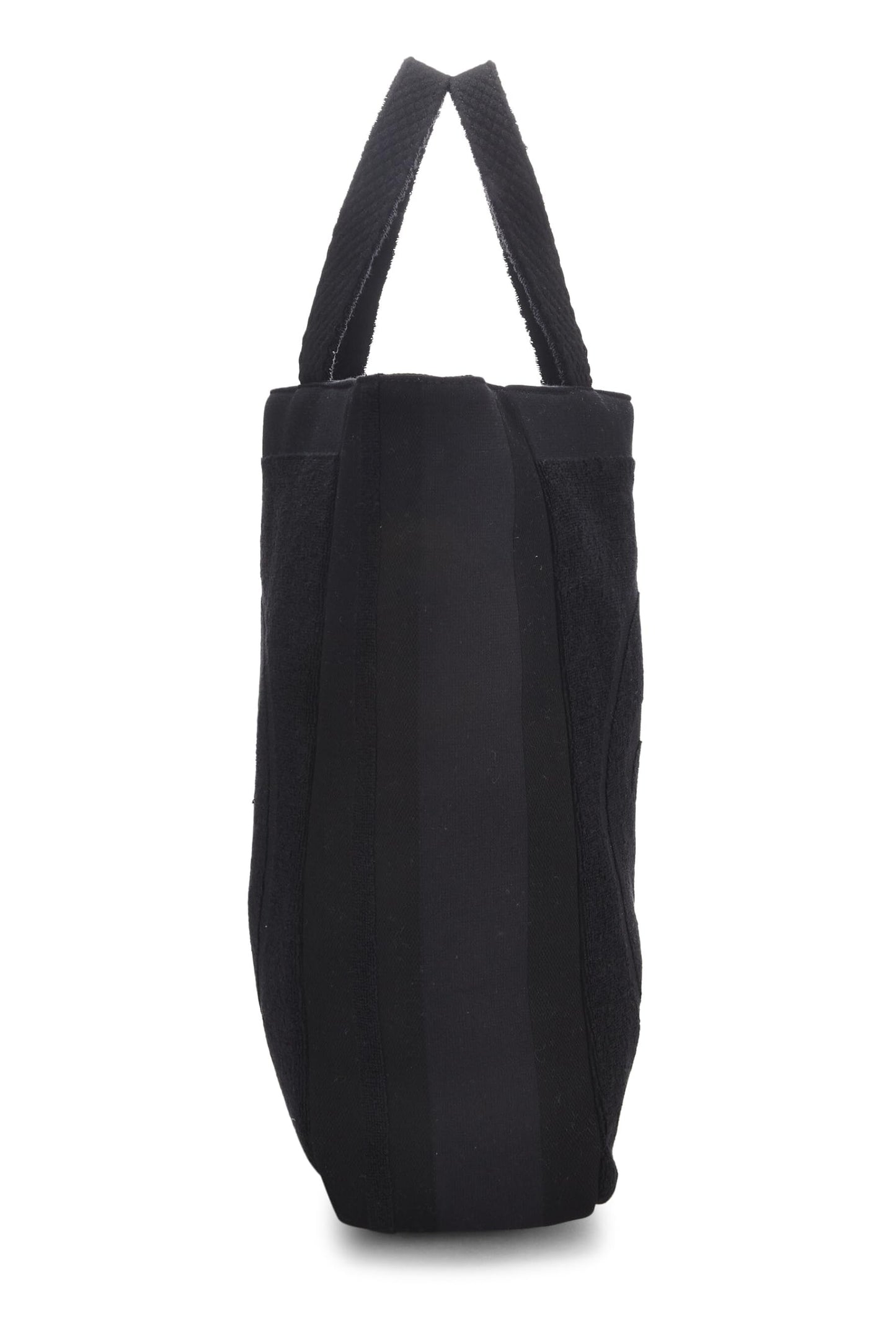 Chanel,  Black Terry Cloth 'CC' Beach Set, Black