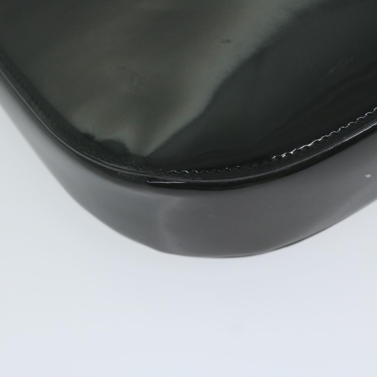 GUCCI Shoulder Bag Enamel Black 001 3193 61342