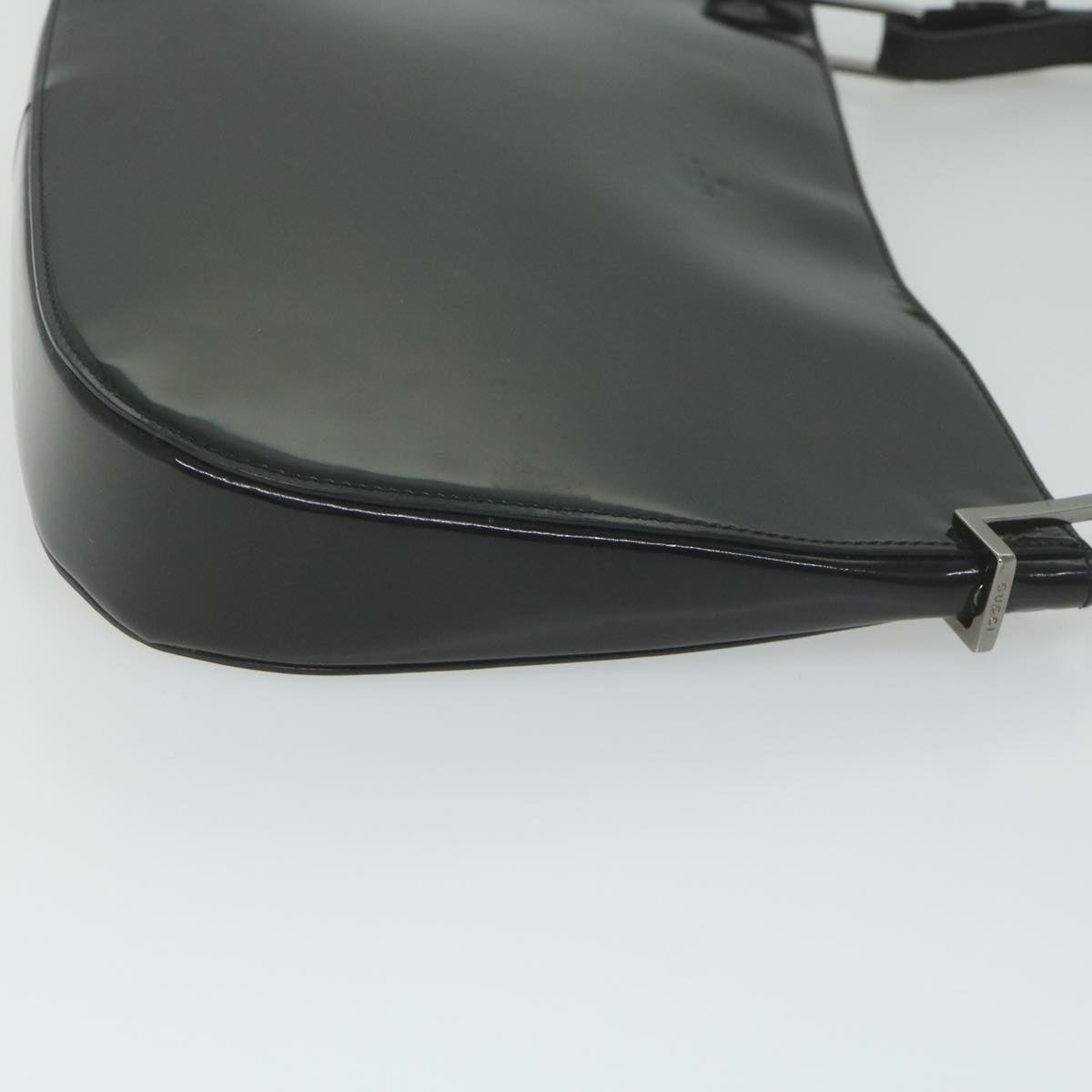 GUCCI Shoulder Bag Enamel Black 001 3193 61342