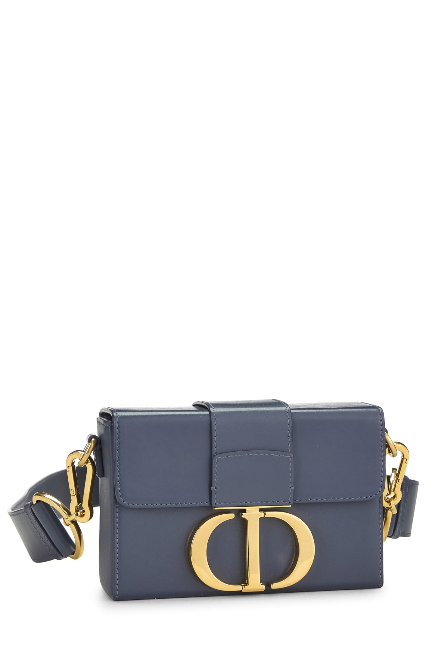 Dior,  Navy Calfskin 30 Montaigne Box, Navy