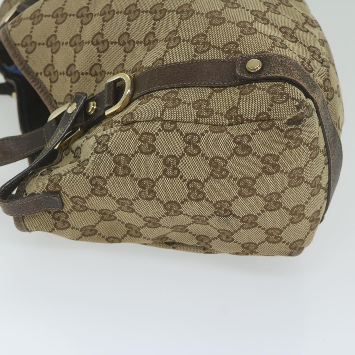 GUCCI GG Canvas Tote Bag Beige 130736 61424