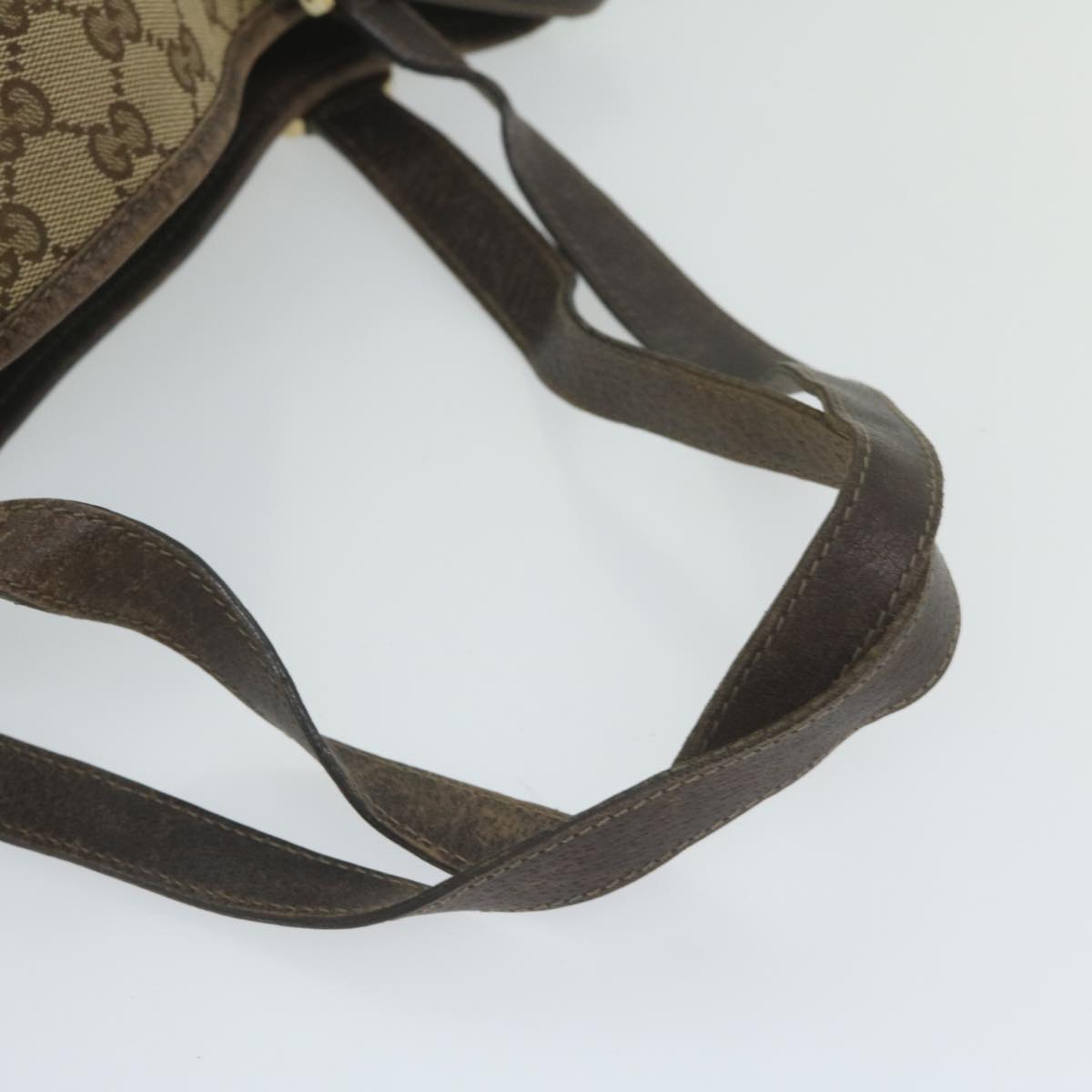 GUCCI GG Canvas Tote Bag Beige 130736 61424