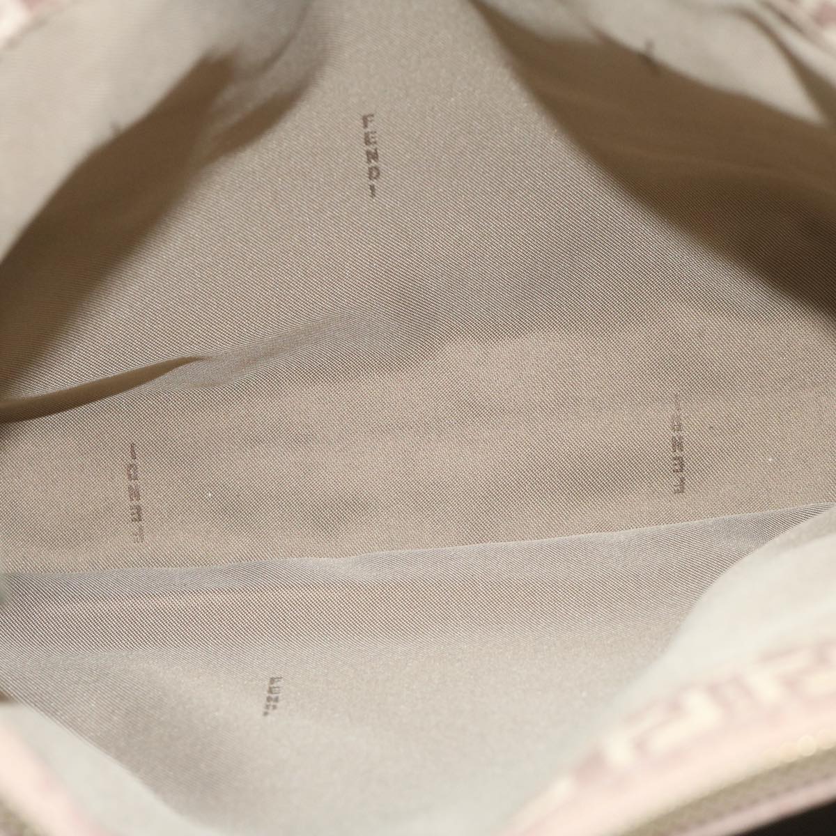 FENDI Zucchino Canvas Hand Bag Beige 61442
